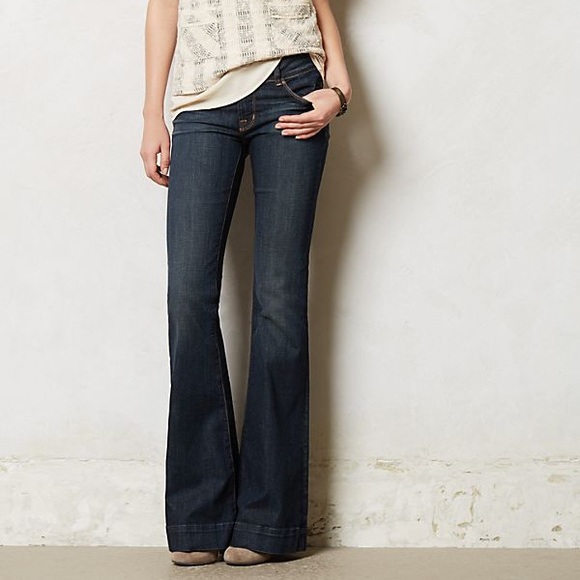 J Brand Denim - dark indigo flare j brand jeans